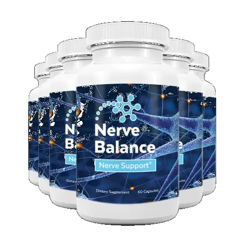 Nerve Balance six-bottle bundle for daily nerve health and nervous system wellness support